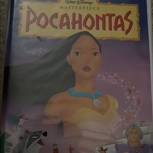 Disney Pocahontas Masterpiece VHS with Blue and Purple Cover